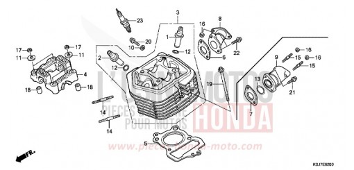 CULASSE CRF100FC de 2012